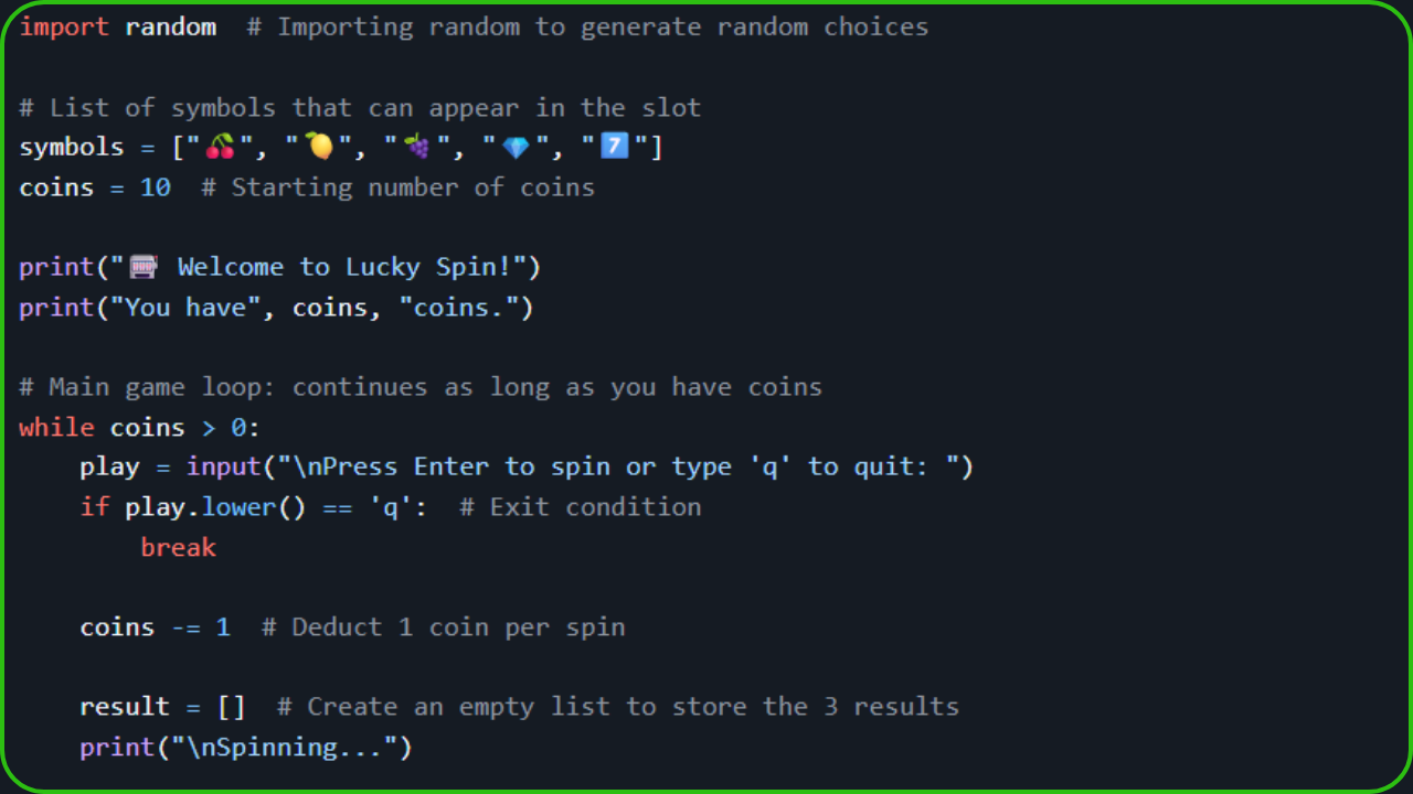 Slot Machine Screenshot
